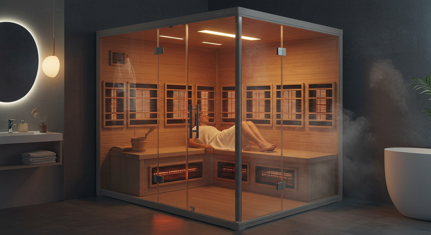 Aurora Glass™ Indoor Infrared Sauna