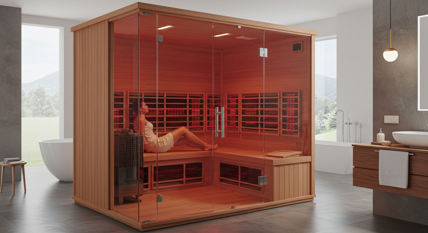 Aurora Glass™ Indoor Infrared Sauna