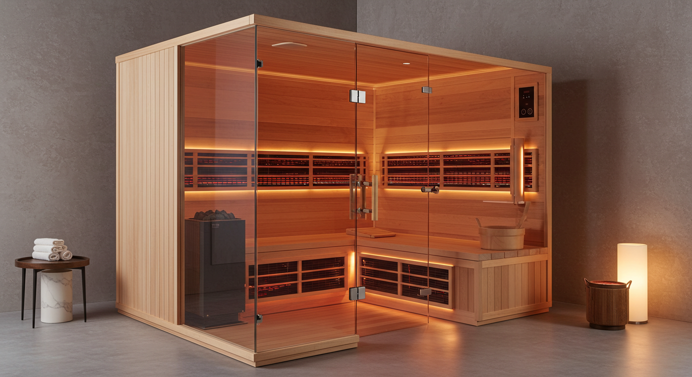 Aurora Glass™ Indoor Infrared Sauna